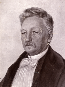221320 Portret van professor dr. J.H. Gallée, geboren 1847, leraar Nederlands aan het Stedelijk Gymnasium te Utrecht ...